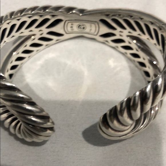 DAVID YURMAN Sterling Silver Crossover Cuff - Picture 5 of 8